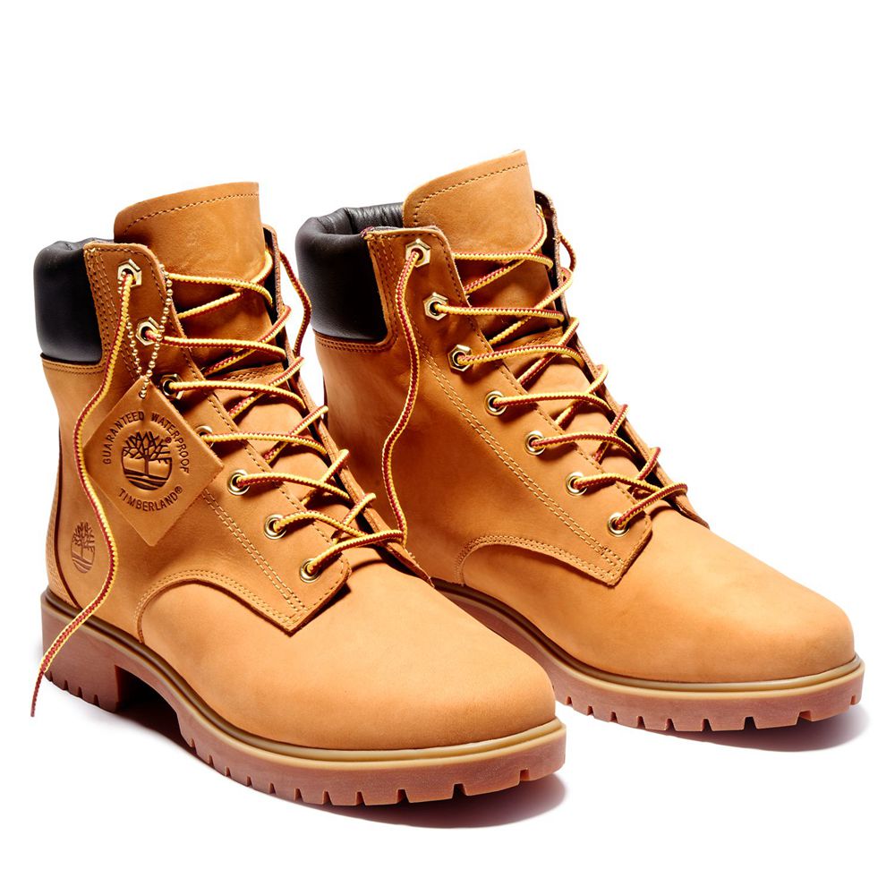 Bototos Timberland Mujer 6-Inch Jayne Waterproof Cuero Marrones - Chile XFB-032761